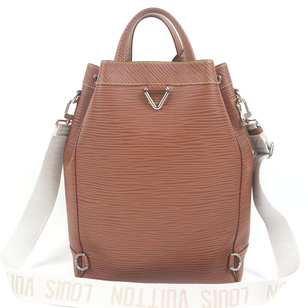 LOUIS VUITTON ハンドバッグ マキシノエ スリング 2WAY ショルダーバッグ ブラウン エピ XL メンズ M23117