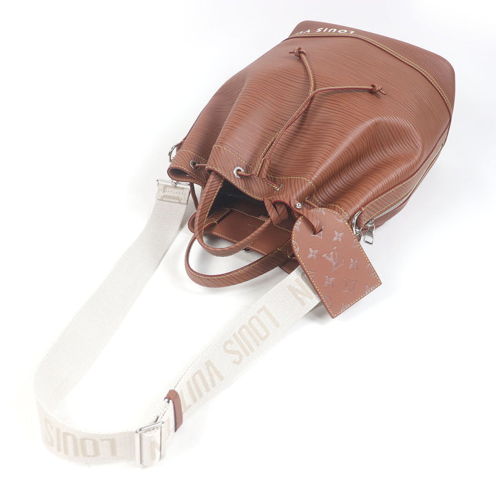 LOUIS VUITTON ハンドバッグ マキシノエ スリング 2WAY ショルダーバッグ ブラウン エピ XL メンズ M23117