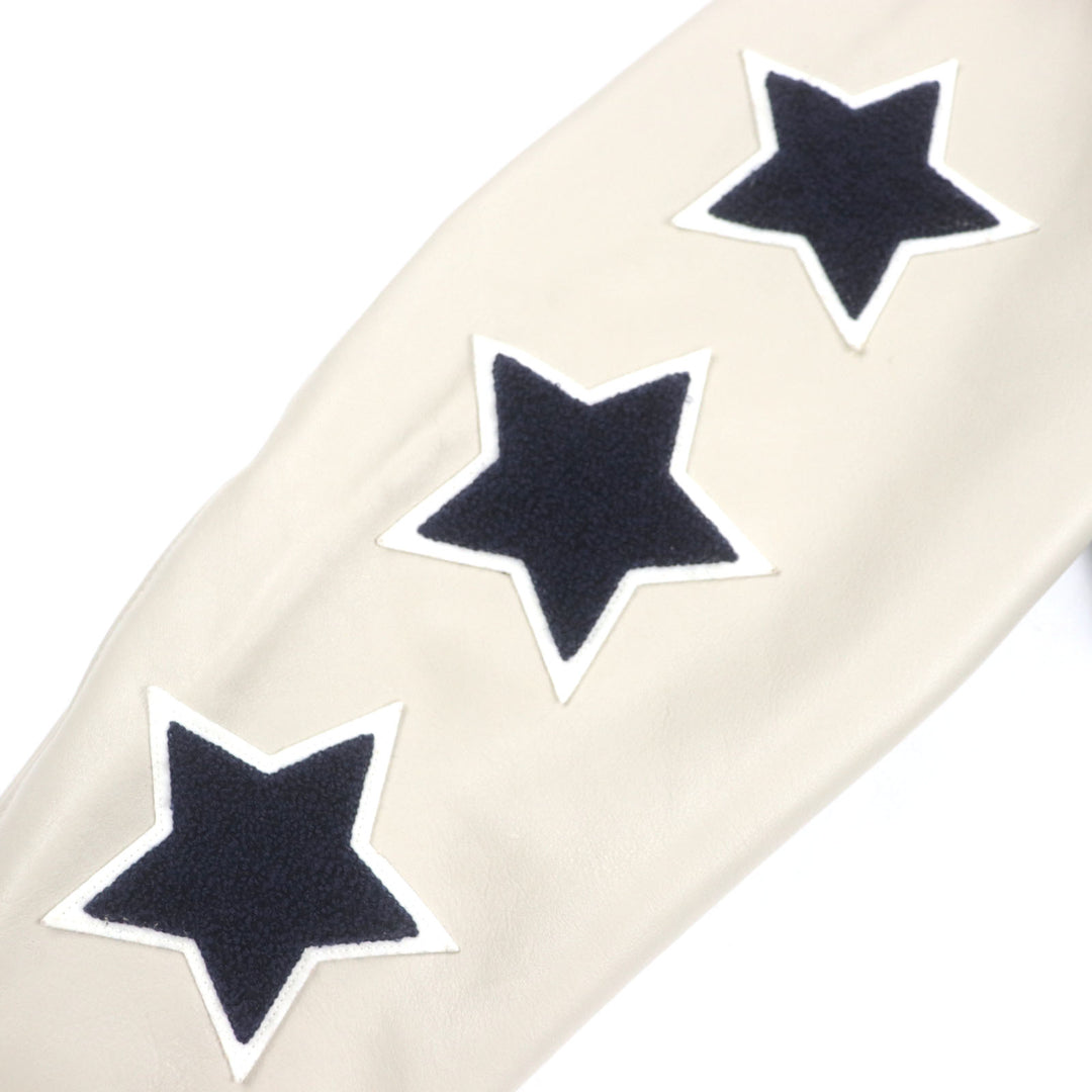 HYSTERIC GLAMOUR スタジャン ブルーグレー ウール メンズ M 02243AB10 美品