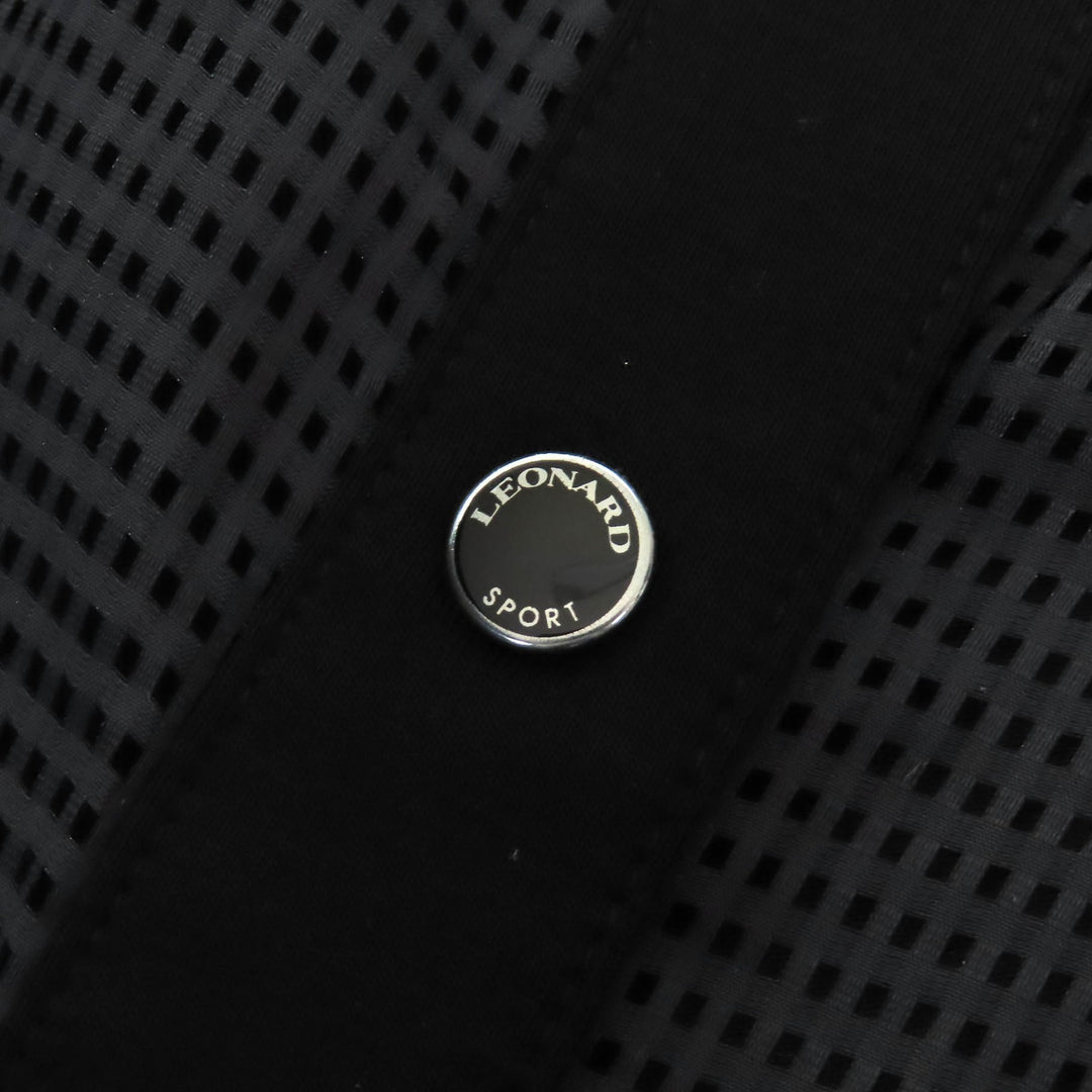 Excellent LEONARD SPORT Long sleeve shirt Logo snap button roll-up sleeves 40