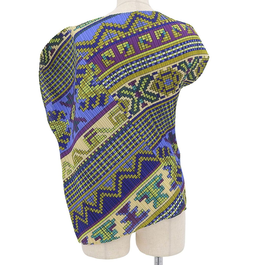 PLEATS PLEASE Tシャツ マルチポリエステル レディース 3 PP03-JK554 美品