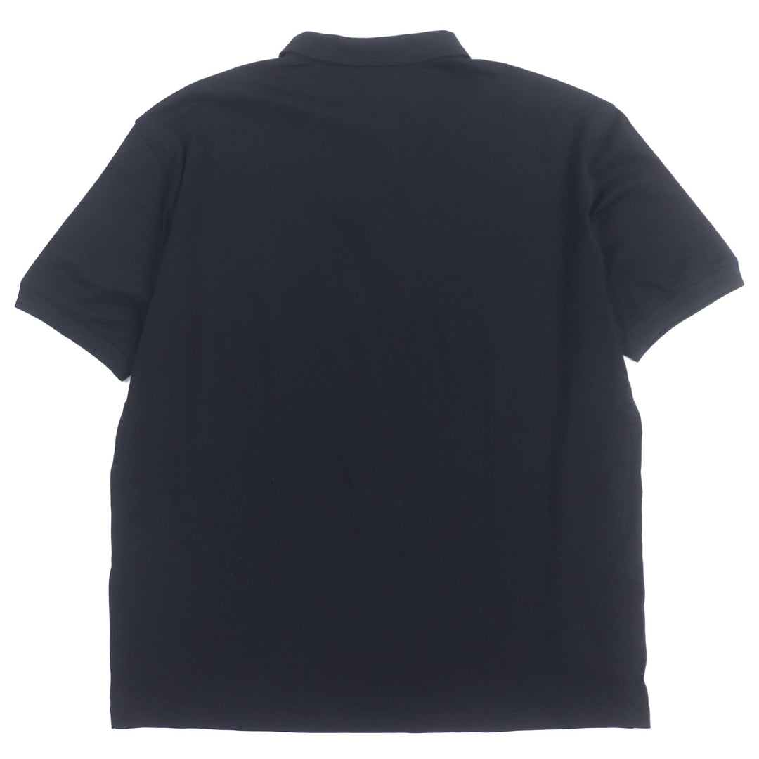 Pristine Gianni Versace Short sleeve polo shirt Navy cotton mens 48