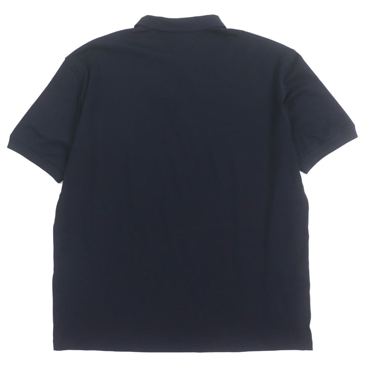 Pristine Gianni Versace Short sleeve polo shirt Navy cotton mens 48