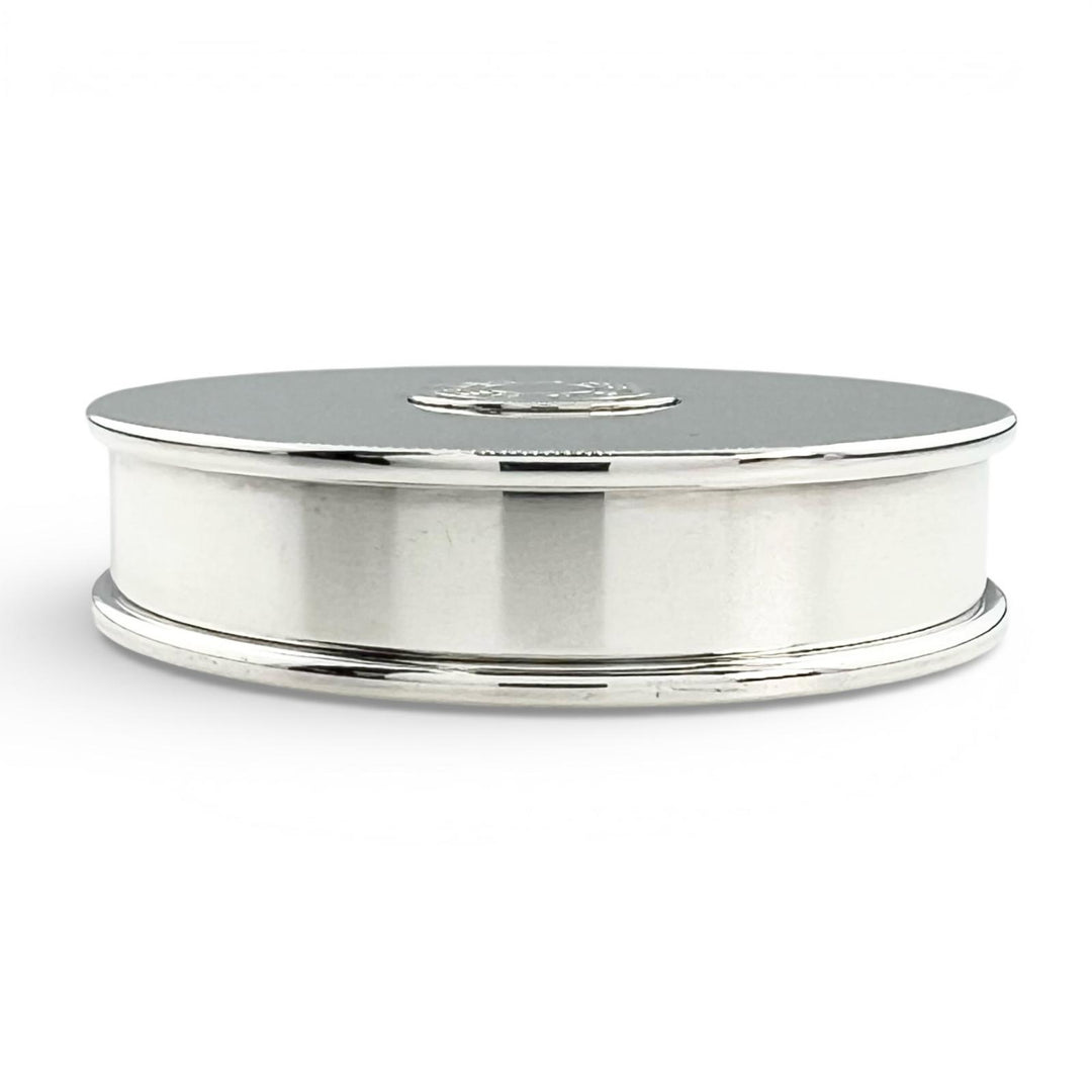 Great HERMES Other accessories Serie Round Pill Case Silver Women
