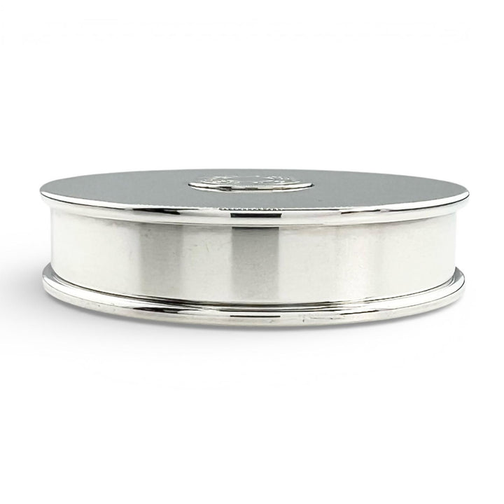 Great HERMES Other accessories Serie Round Pill Case Silver Women