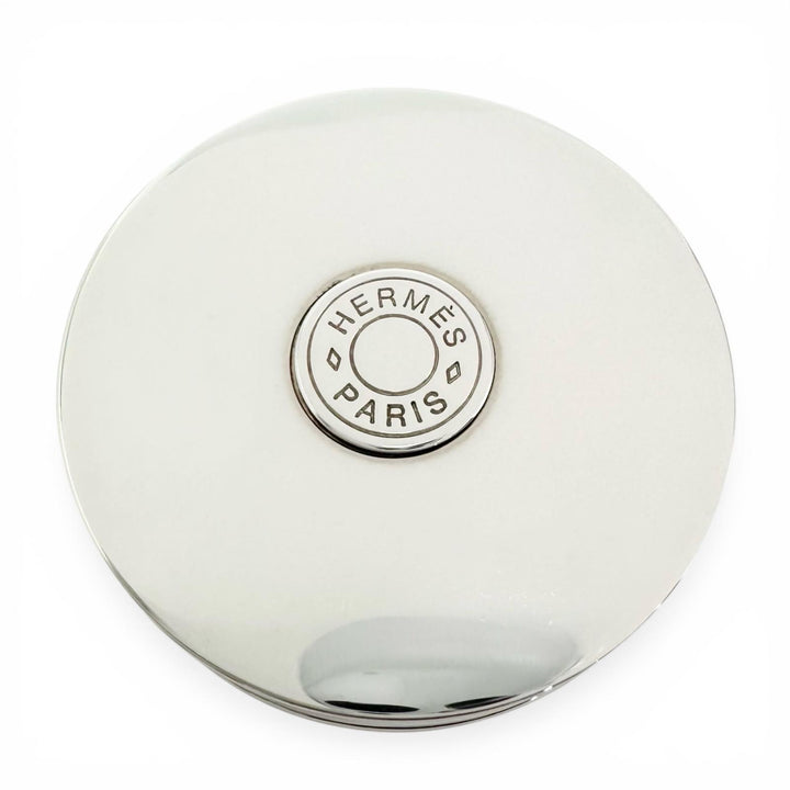 Great HERMES Other accessories Serie Round Pill Case Silver Women