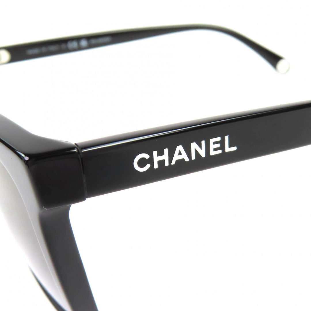 Excellent CHANEL Rectangle Shape Sunglasses COCO Mark logo eyewear 5551-U