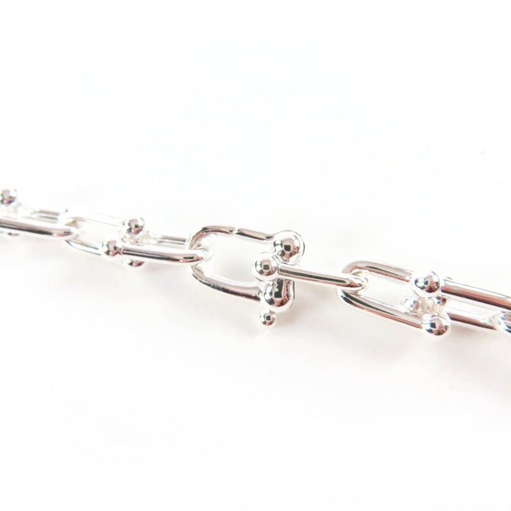 優れた TIFFANY&amp;Co. ネックレス グラデーションリンクネックレス スターリングシルバー シルバー
