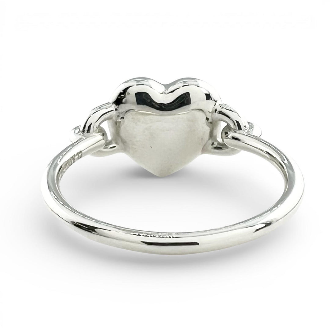 Excellent TIFFANY&Co. Ring full heart ring Current product Silver AG925 Women 18