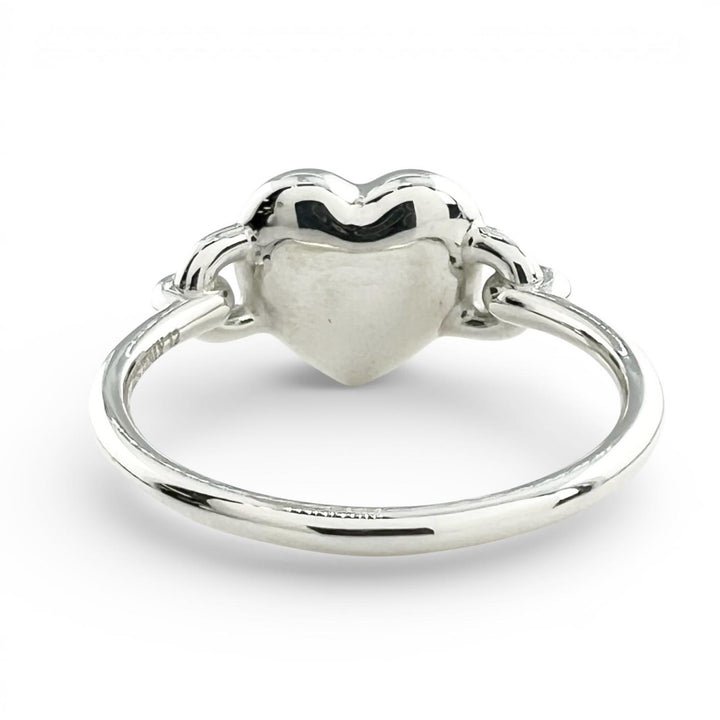 Excellent TIFFANY&Co. Ring full heart ring Current product Silver AG925 Women 18
