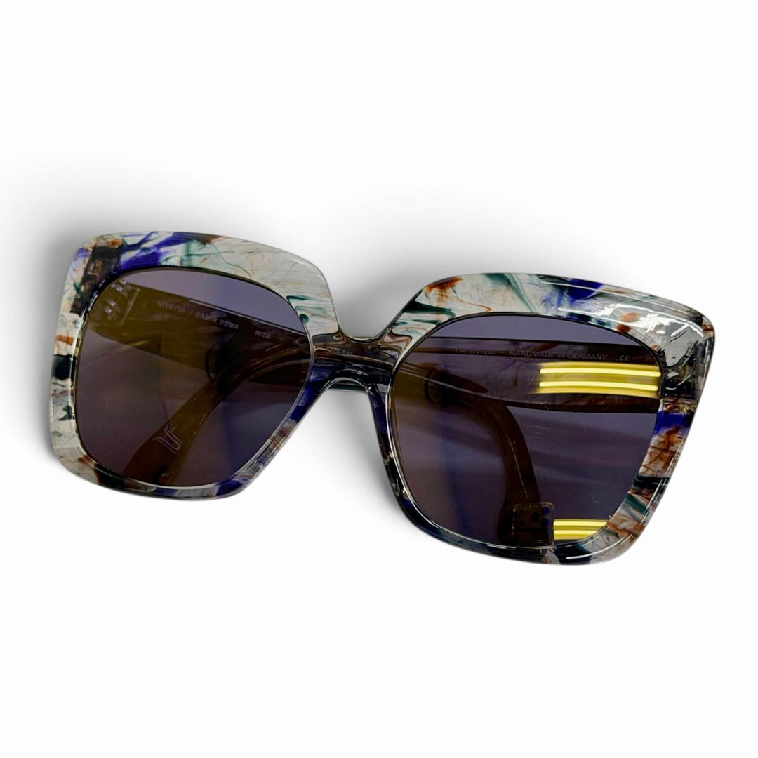 Very Good MYKITA Damir Doma sunglasses RITA Clear Marble Pattern Mirror Lens