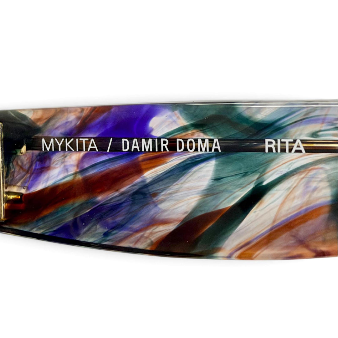Very Good MYKITA Damir Doma sunglasses RITA Clear Marble Pattern Mirror Lens