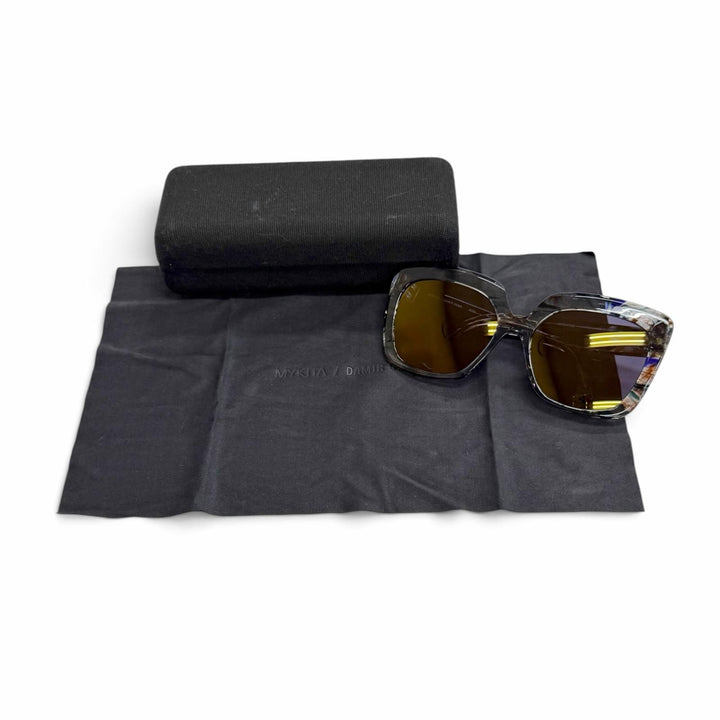 Very Good MYKITA Damir Doma sunglasses RITA Clear Marble Pattern Mirror Lens