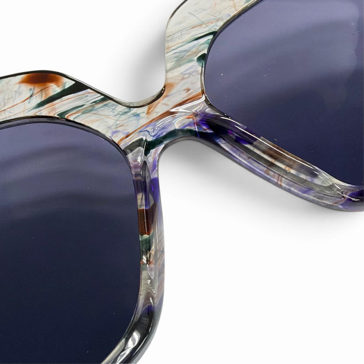 Very Good MYKITA Damir Doma sunglasses RITA Clear Marble Pattern Mirror Lens