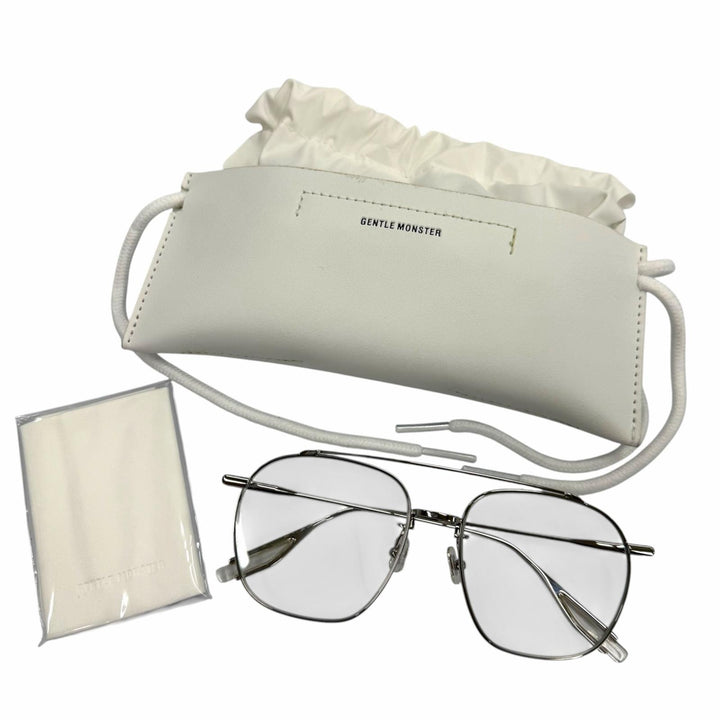 Excellent GENTLE MONSTER Glasses Woogie Silver mens