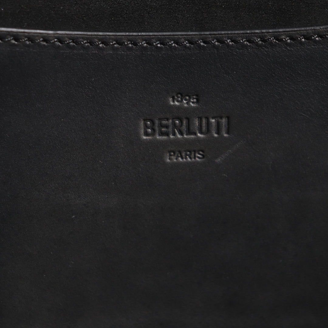 Excellent BERLUTI Tote Bag To joule Calligraphic Golden Patine Gray scritto