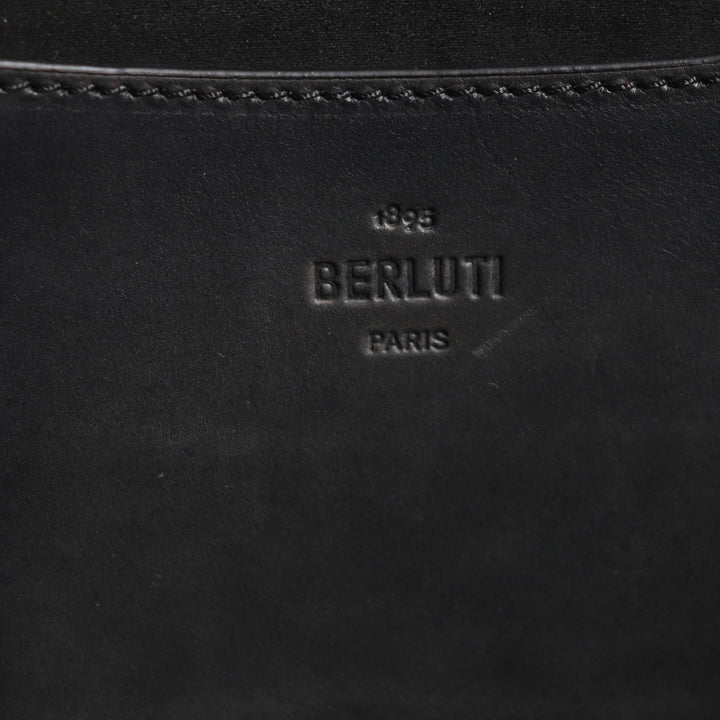 Excellent BERLUTI Tote Bag To joule Calligraphic Golden Patine Gray scritto