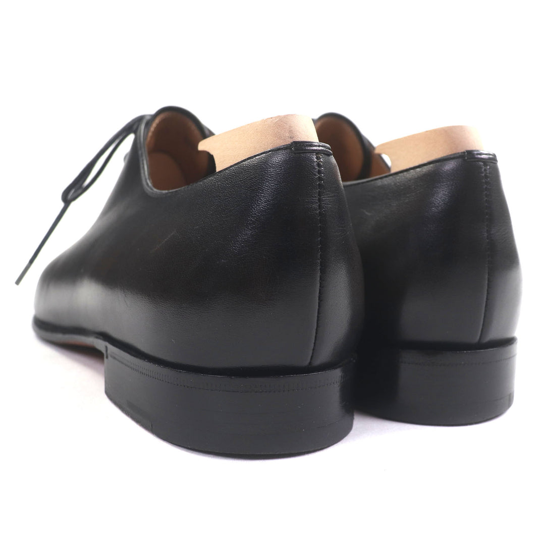 素晴らしい BERLUTI レザーシューズ Alessandro Oxford Calligraphy ブラックレザー メンズ 6