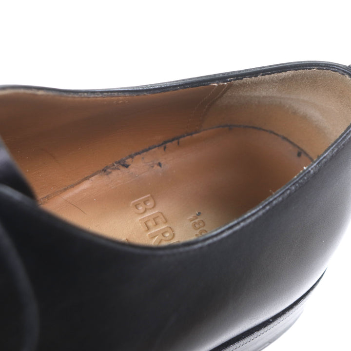 素晴らしい BERLUTI レザーシューズ Alessandro Oxford Calligraphy ブラックレザー メンズ 6