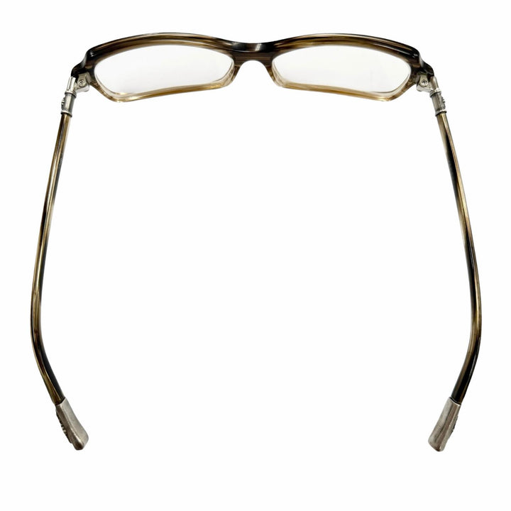 Very Good CHROME HEARTS Glasses LANDING STRIP I Clear brown 925 mens