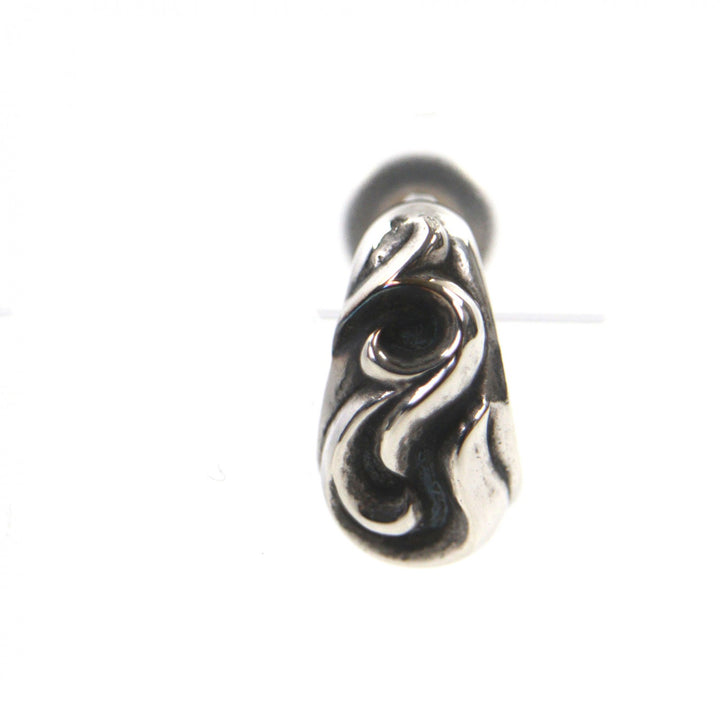 Excellent CHROME HEARTS Pierce Curved teardrop For one ear Silver 925