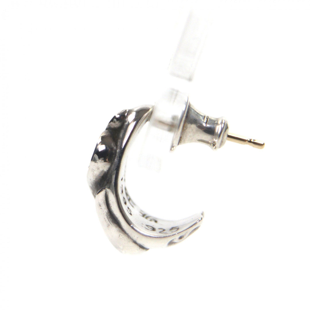 Excellent CHROME HEARTS Pierce Curved teardrop For one ear Silver 925