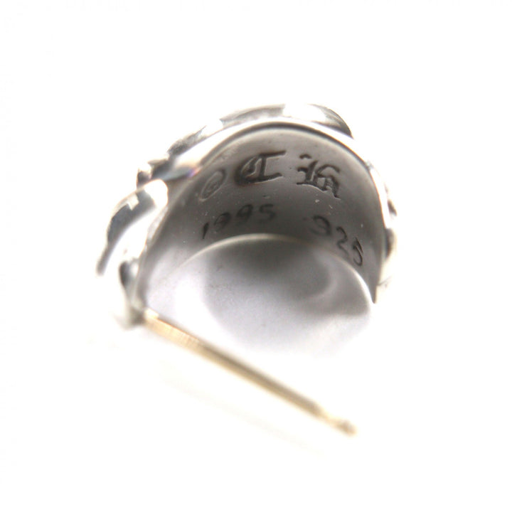 Excellent CHROME HEARTS Pierce Curved teardrop For one ear Silver 925