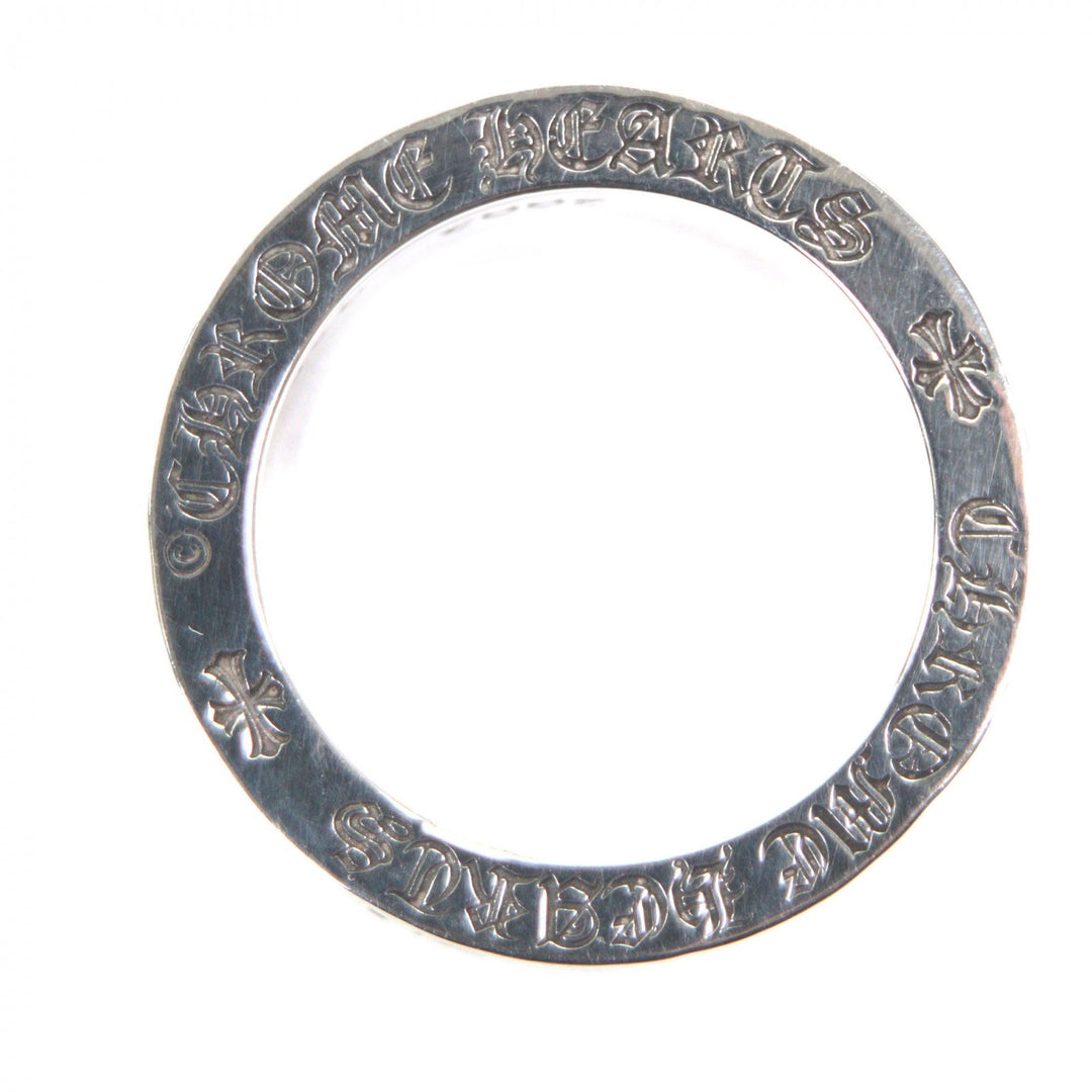Great CHROME HEARTS Ring Spacer ring FUCK YOU 0.2 "" Silver 925 mens