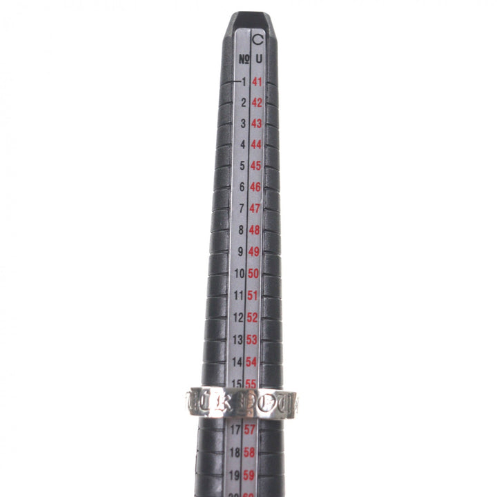 Great CHROME HEARTS Ring Spacer ring FUCK YOU 0.2 "" Silver 925 mens