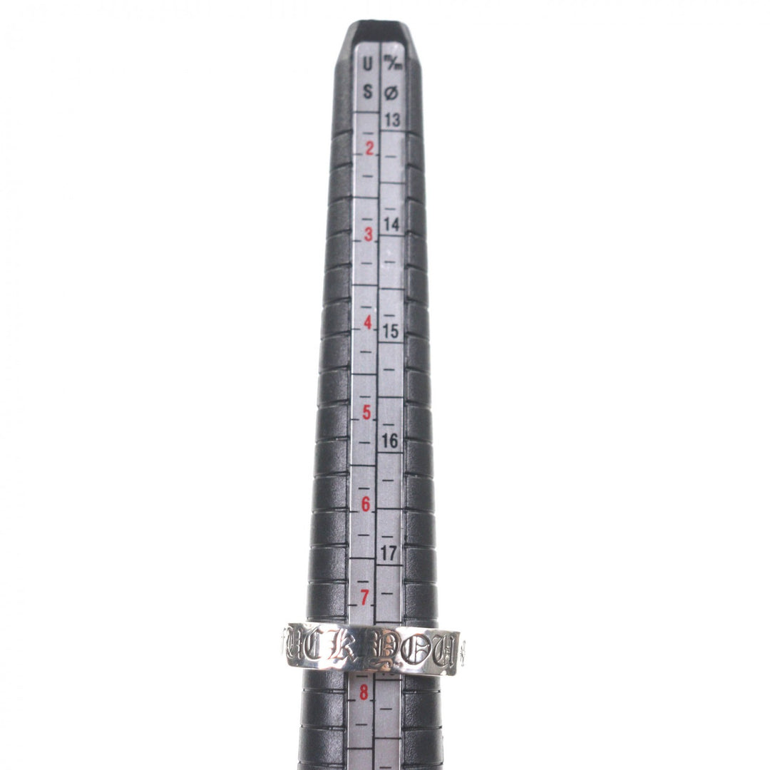 Great CHROME HEARTS Ring Spacer ring FUCK YOU 0.2 "" Silver 925 mens