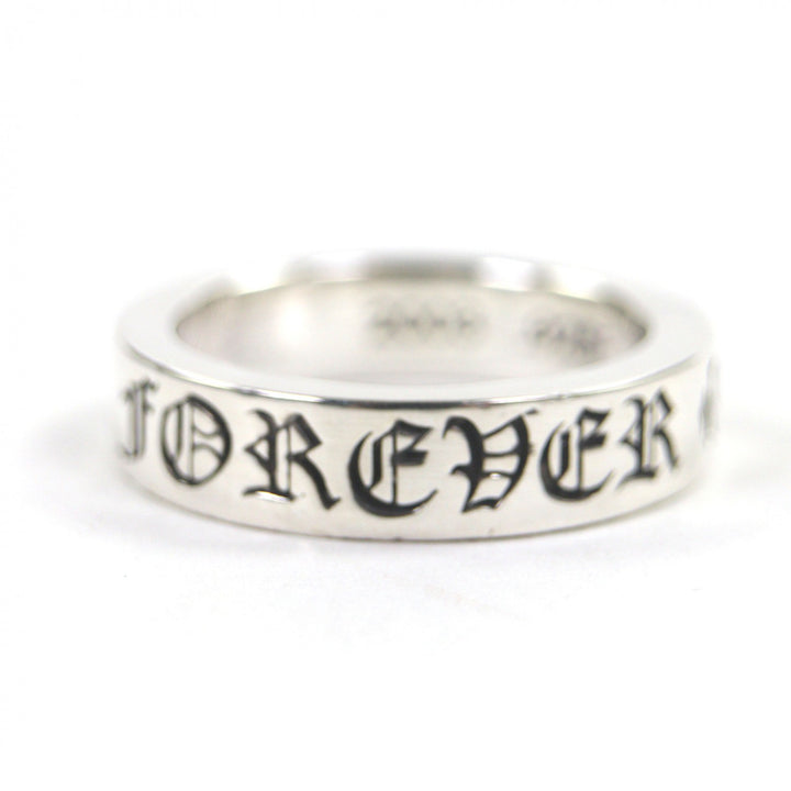 Great CHROME HEARTS Ring Spacer Ring Forever 0.2"" Silver 925 mens