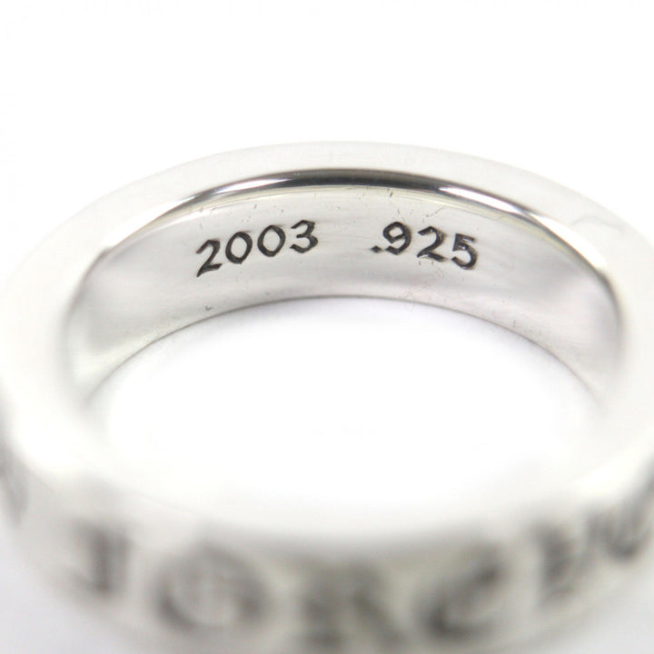 Great CHROME HEARTS Ring Spacer Ring Forever 0.2"" Silver 925 mens