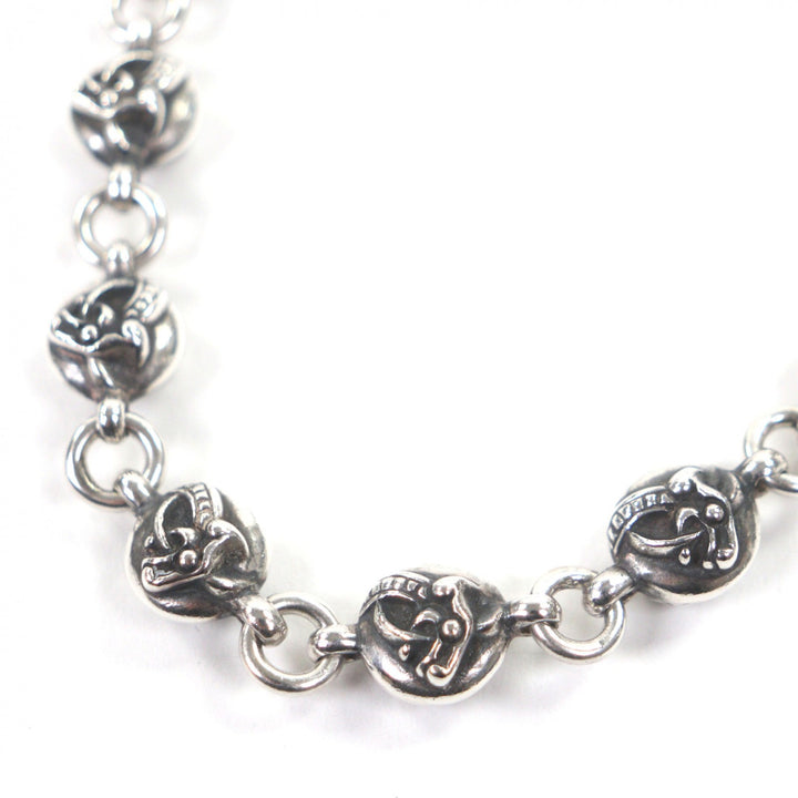 Great CHROME HEARTS 1BALL SHORT-S 1 Clip Short Celtic Ball 13 Links Wallet Chain