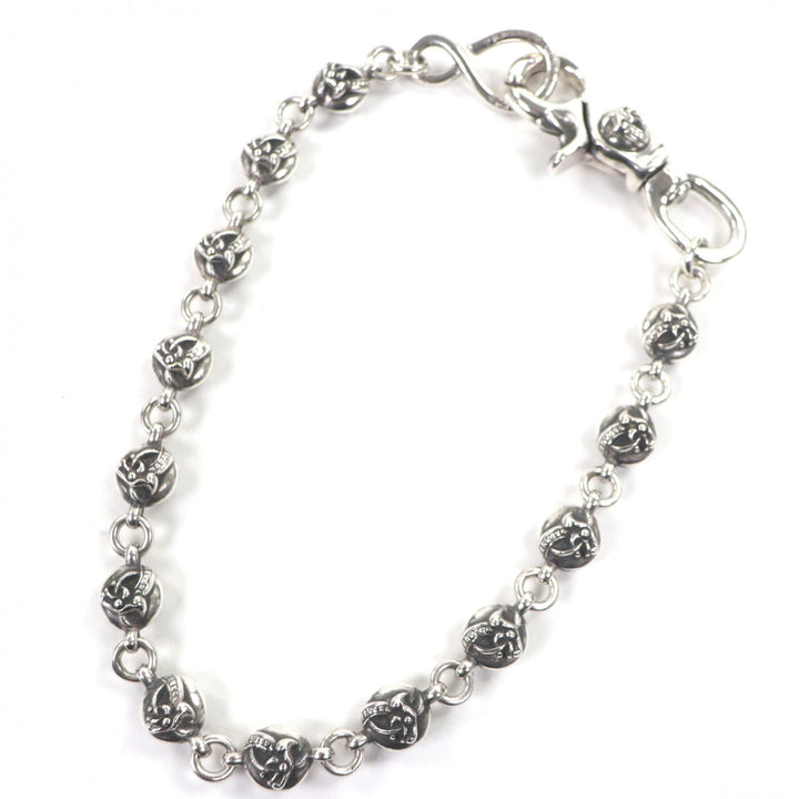 Great CHROME HEARTS 1BALL SHORT-S 1 Clip Short Celtic Ball 13 Links Wallet Chain