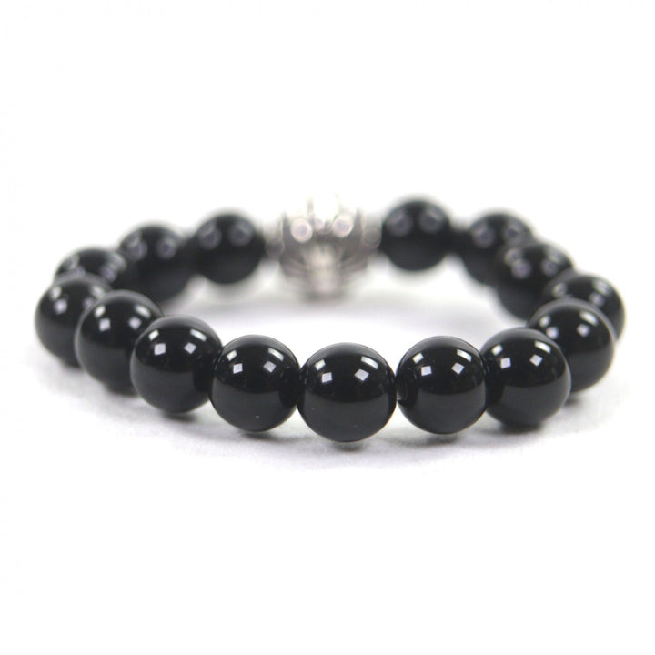Excellent CHROME HEARTS Ring BEAD black 925 mens