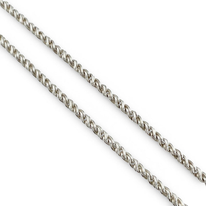 Great TIFFANY&Co. Necklace Double Heart Puzzle Silver 925 Women