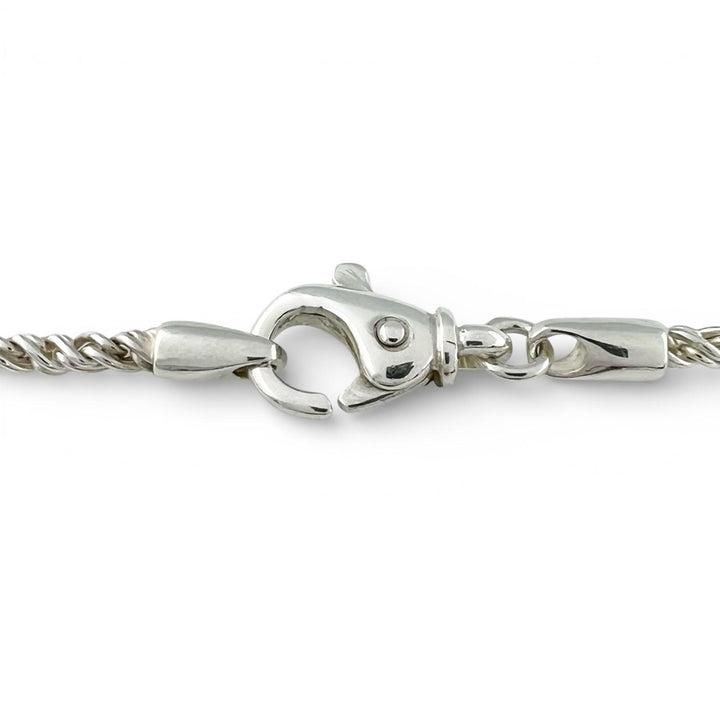 Great TIFFANY&Co. Necklace Double Heart Puzzle Silver 925 Women