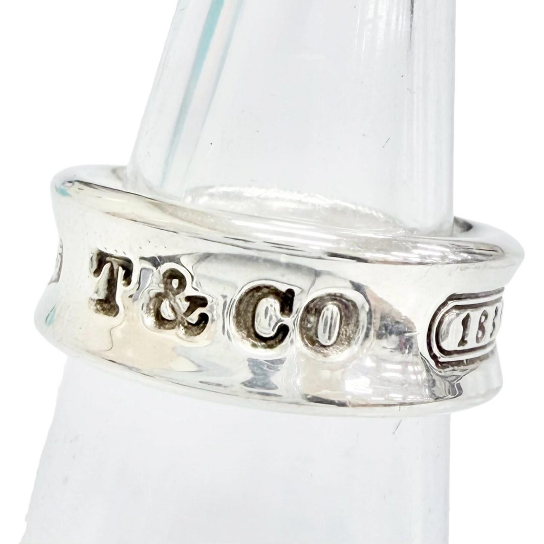 Great TIFFANY&Co. Ring ring 1837 Narrow Ring Medium Silver 925 Women