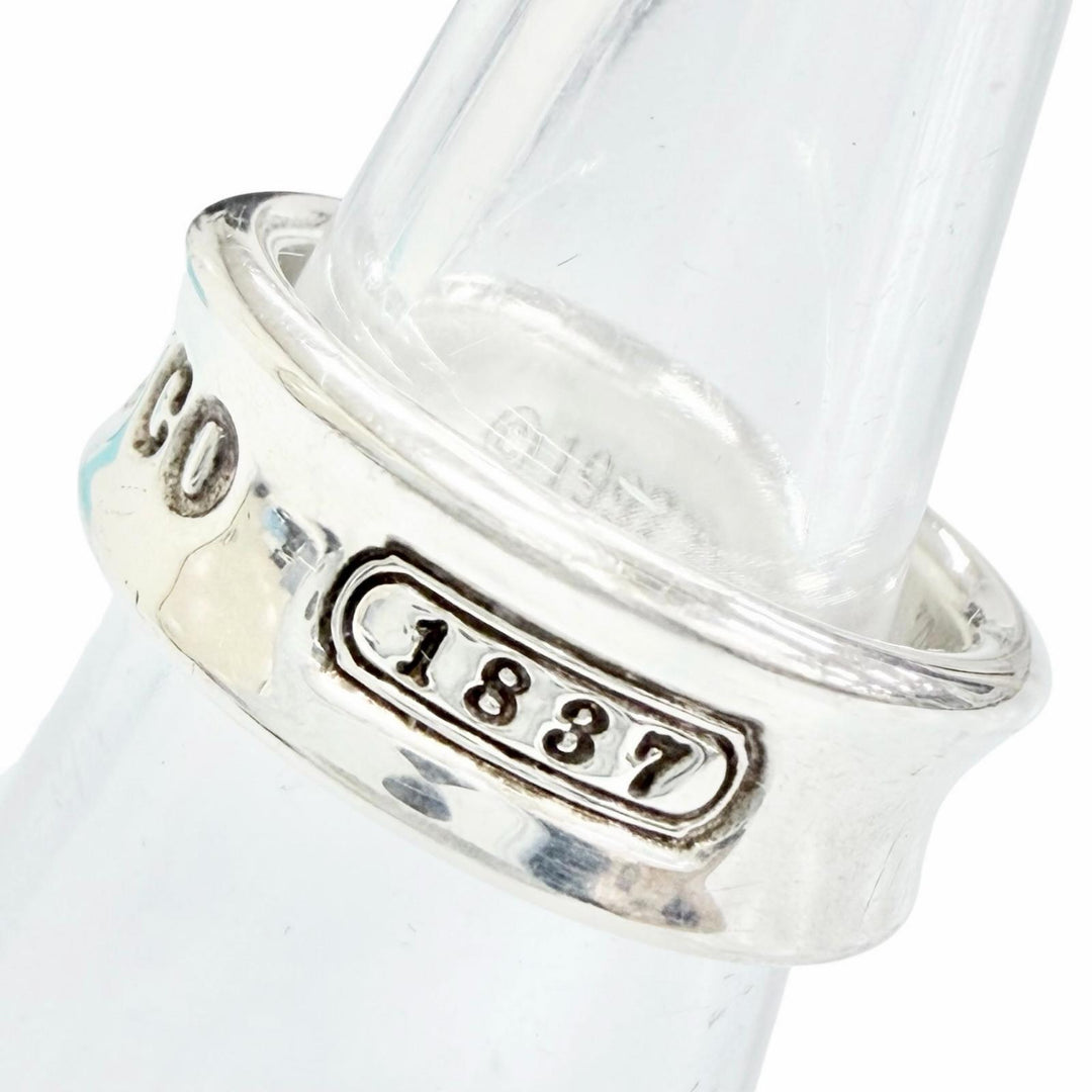 Great TIFFANY&Co. Ring ring 1837 Narrow Ring Medium Silver 925 Women