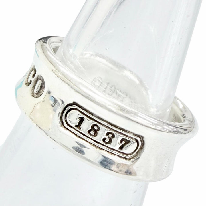 Great TIFFANY&Co. Ring ring 1837 Narrow Ring Medium Silver 925 Women