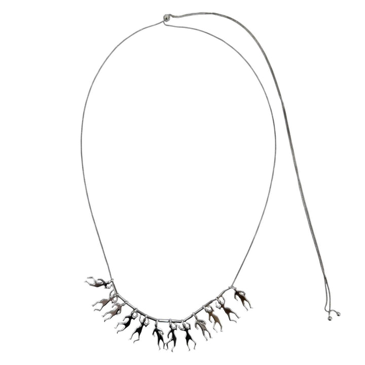 Excellent BOTTEGAVENETA Necklace long Silver AG925 Women
