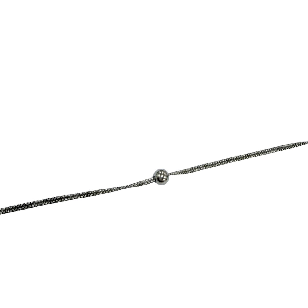 Excellent BOTTEGAVENETA Necklace long Silver AG925 Women