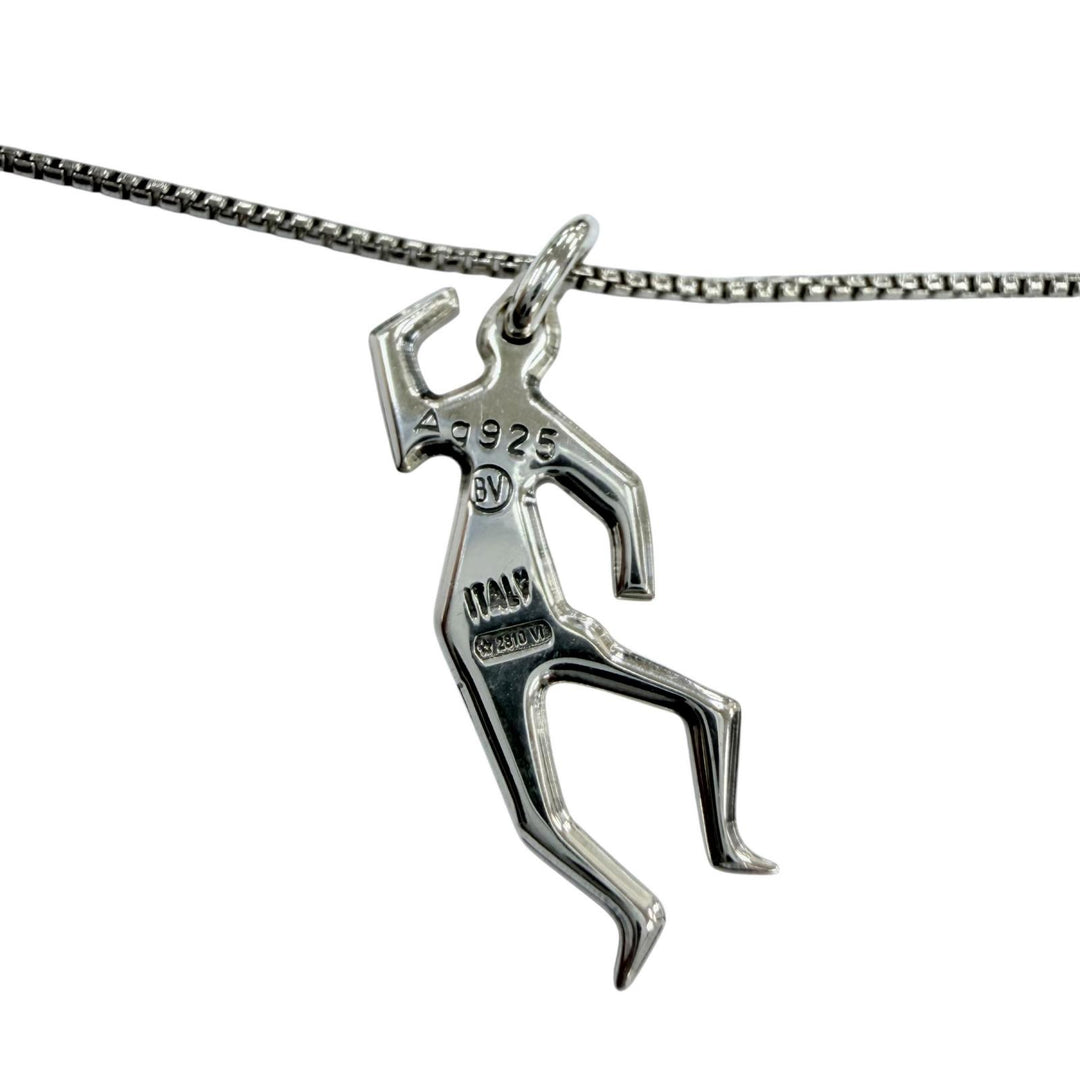 Excellent BOTTEGAVENETA Necklace long Silver AG925 Women