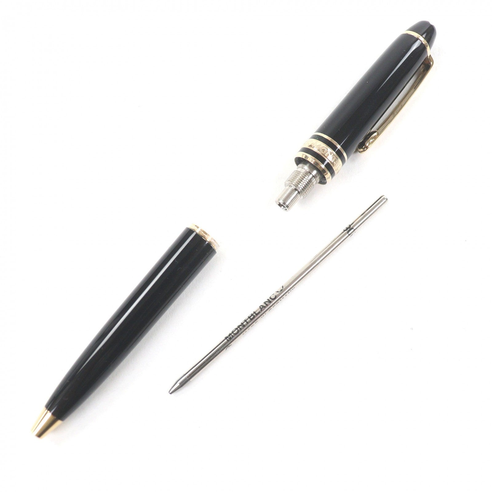 Excellent MONTBLANC Ballpoint pen Meisterstuck Mozart black – caro