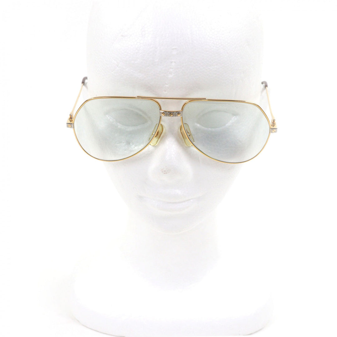 Very Good Cartier Glasses Santos de Cartier 140 Two Bridges gold