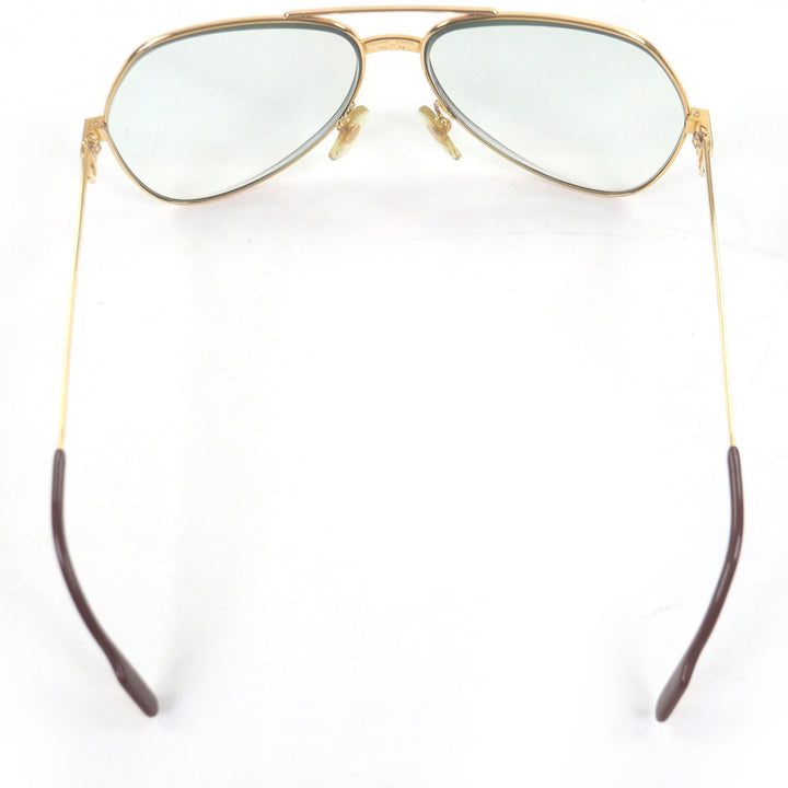 Very Good Cartier Glasses Santos de Cartier 140 Two Bridges gold