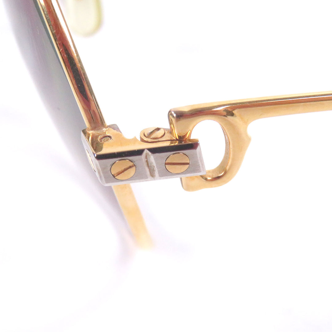 Very Good Cartier Glasses Santos de Cartier 140 Two Bridges gold