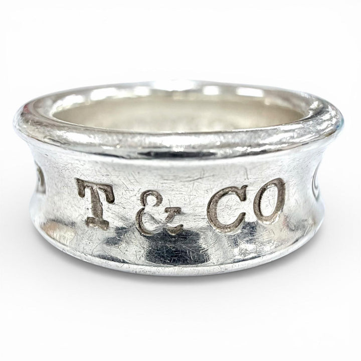 Great TIFFANY&Co. Ring 1837 Narrow Ring Medium Current product Silver 925 Women