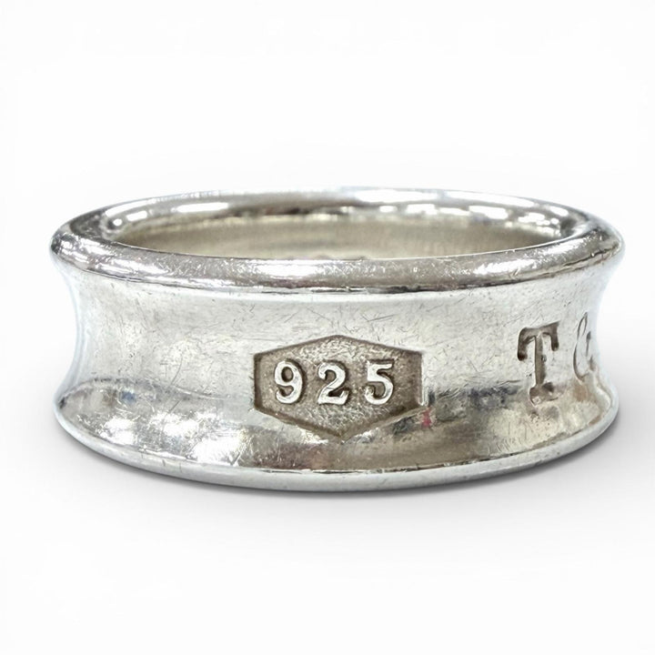 Great TIFFANY&Co. Ring 1837 Narrow Ring Medium Current product Silver 925 Women