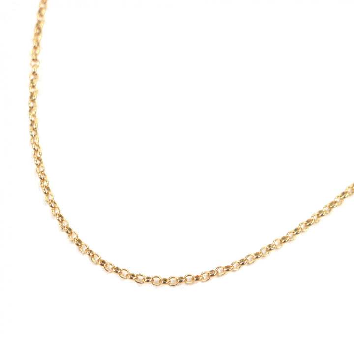 Great CHROME HEARTS Necklace Roll Chain gold 22K mens